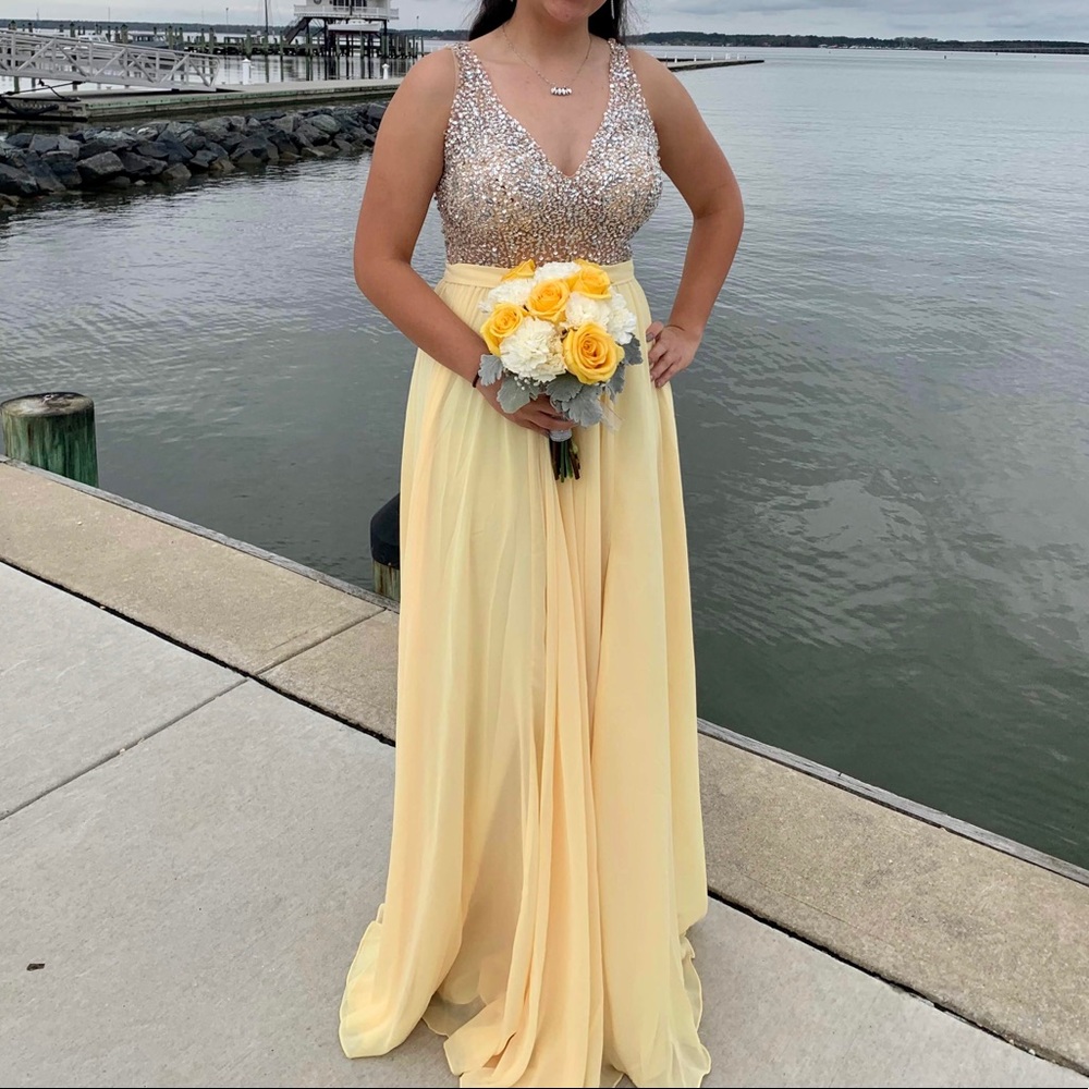 Maxi Dress With Silver Jewels